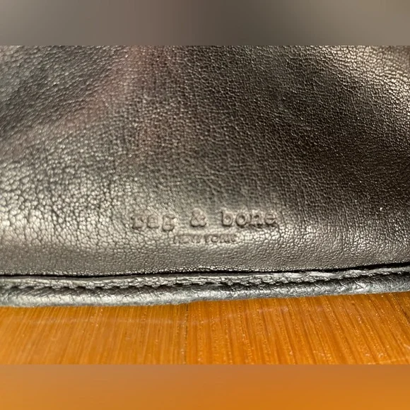 Black Rag & Bone Small Field Leather Crossbody Bag - Picture 8 of 16